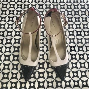 Tahari, Belinda, T-Strap Oxford Heels